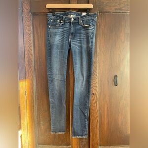 rag & bone Women's Skinny Jeans - Dark Blue